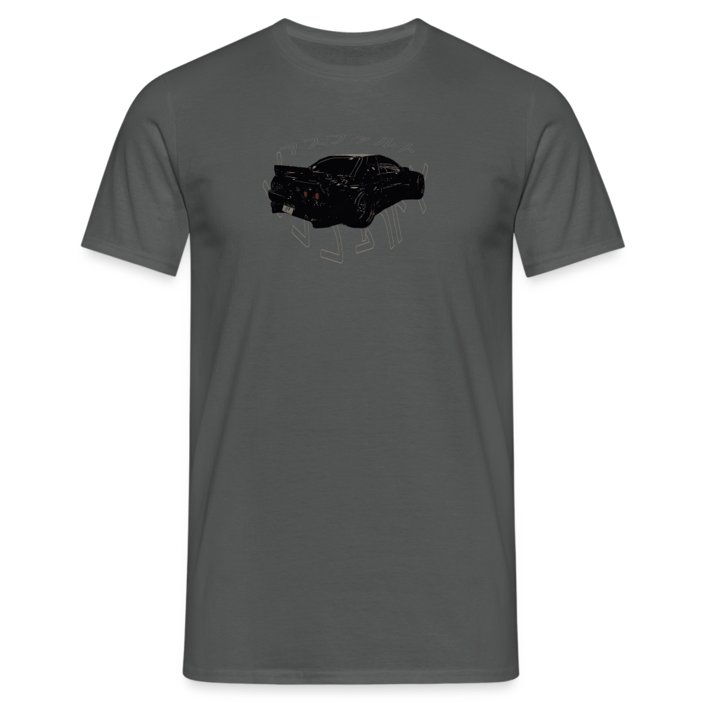 SKYLINE GTR BASIC FIT T SHIRT - charcoal grey